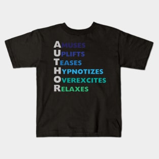 Author Appreciation Quotes Definition Meaning Writer Kids T-Shirt